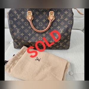 SOLD SOLD SOLD. Louis Vuitton Speedy 35